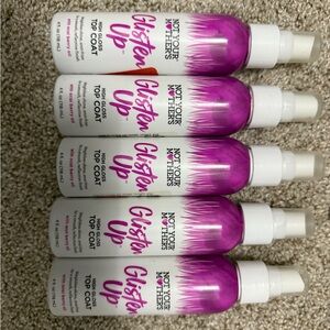 NOT YOUR MOTHERS Glisten Up Top Coat Spray NWT QTY 2